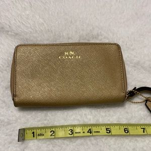 Coach Zip Around Wristlet Wallet
